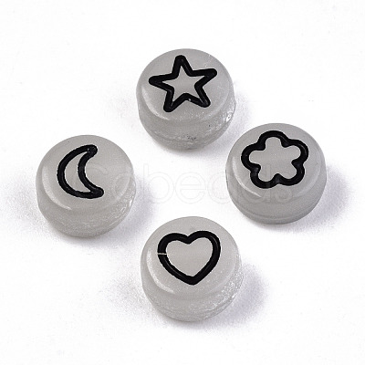 Luminous Acrylic Beads X-LACR-N001-003-1