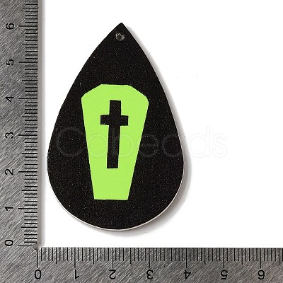 Halloween Imitation Leather Pendants FIND-K017-04D-02-1