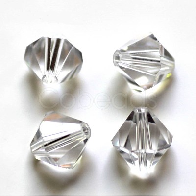 Imitation Austrian Crystal Beads SWAR-F022-10x10mm-001-1