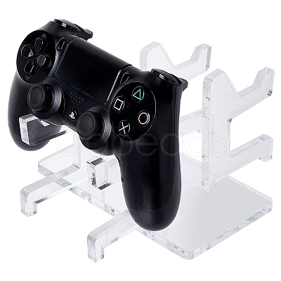 Assembled Acrylic Game Pad Controller Display Stands ODIS-WH0001-27-1