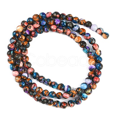 Natural Howlite Beads Strands G-Q017-C03-02-1