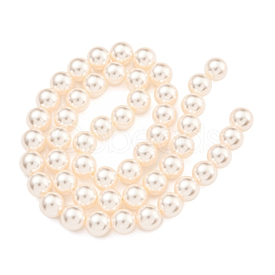 Glass Pearl Beads Strands HY-G002-01D-03-1