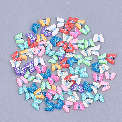 Handmade Polymer Clay Cabochons CLAY-S093-18-1