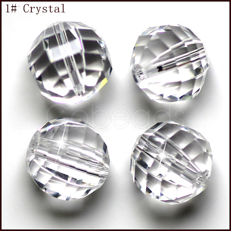 Imitation Austrian Crystal Beads SWAR-F079-10mm-01-1