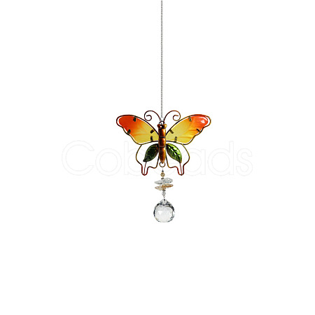 Crystal Prisms Hanging Suncatcher DJEW-PW0002-27A-1