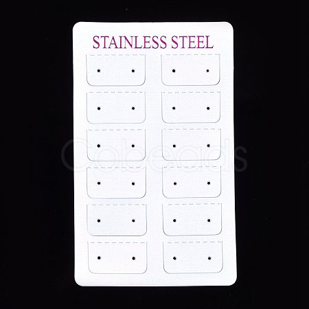 Paper with Plastic Earring Display Card CDIS-H001-05-1