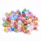 Acrylic Imitation Jade Beads, Round, Mixed Color, 7.5~8x7mm, Hole: 1.8mm, about 1900pcs/500g