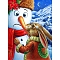 Christmas Theme DIY Diamond Painting Kit, Including Resin Rhinestones Bag, Diamond Sticky Pen, Tray Plate and Glue Clay, Snowman, 400x300mm