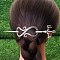 Antique Silver Viking Hair Sticks Hair Pin, Ladies Retro Hair Accessory, Rose Sword Hair Sticks, Tool, 180mm