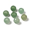 Natural Green Aventurine Gemstone European Beads, Large Hole Beads, Rondelle, 12~12.5x9~10.5mm, Hole: 5.5~6mm