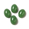 Glass Cabochons, Imitation Gemstone, Oval, Sea Green, 14x10x6mm