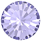 Preciosa&reg MAXIMA Crystal Round Stones, Czech Crystal, Dura Foiling, Round(431 11 615 Chaton), 20410 Tanzanite, SS10/PP21(2.7~2.9mm)