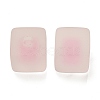 Frosted Acrylic European Beads OACR-G012-14C-2