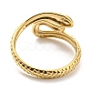 304 Stainless Steel Open Cuff Ring for Women RJEW-C016-01G-3