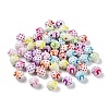 Craft Style Opaque Acrylic Beads OACR-A027-01-1