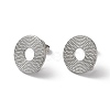 304 Stainless Stud Earring Findings STAS-M314-01H-P-1