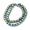 Electroplated Non-Magnetic Synthetic Hematite Beads Strands G-P518-05E-01-2