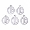 Tarnish Resistant 201 Stainless Steel Pendants STAS-N091-40O-1