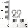 999 Sterling Silver Hook and S-Hook Clasps STER-P063-03P-3