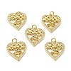 Brass Micro Pave Cubic Zirconia Pendants KK-E068-VB125-3