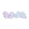 Transparent Frosted Acrylic Beads OACR-P013-32M-3