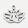 Tibetan Style Alloy Yoga Theme Pendants X-TIBE-S301-005AS-RS-2