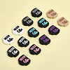 CHGCRAFT 14Pcs 7 Colors Silicone Beads SIL-CA0002-57-3