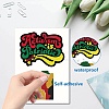 8 Sheets 8 Styles Juneteenth PVC Waterproof Wall Stickers DIY-WH0345-133-3