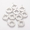 Non-Tarnish 201 Stainless Steel Charms STAS-S105-T059-1