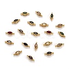 Real 18K Gold Plated Brass Micro Pave Cubic Zirconia Links Connectors ZIRC-L100-012G-1
