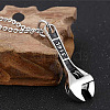 316L Stainless Steel Pendant Necklaces NJEW-N0056-021-3