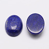 Dyed Oval Natural Lapis Lazuli Cabochons G-K020-40x30mm-02-2