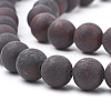 Natural Bloodstone Beads Strands G-T106-095-2