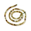 Natural Green Garnet Beads Strands X-G-C009-A25-3
