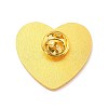 Heart with Yin Yang Pattern Enamel Pin JEWB-O007-A02-3