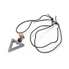 Cowhide Leather Cord Jewelry Sets SJEW-JS00978-3