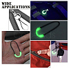 CHGCRAFT 30Pcs Luminous Plastic Zipper Pulls FIND-CA0005-31-6