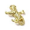 Rack Plating Brass Micro Pave Cubic Zirconia Pendants KK-A210-03A-G-2