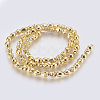 Electroplated Non-magnetic Synthetic Hematite Bead Strand G-E495-05-2