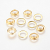 Brass Eyelets Ring KK-WH0004-05G-10mm-1