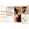 Eco-Friendly Brass Earring Hoops Findings KK-TA0007-40-16