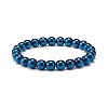 3Pcs 3 Style Synthetic Turquoise(Dyed) & Hematite Stretch Bracelets Set BJEW-JB08589-10