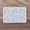 Halloween Pumpkin Silicone Pendant Molds DIY-E055-23-2