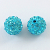 Pave Disco Ball Beads X-RB-A130-10mm-3-1
