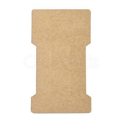 Kraft Paper Hair Clip Display Cards DIY-B061-06A-08-1