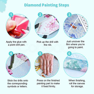 DIY 5D Diamond Painting Kits DIY-P060-09-1