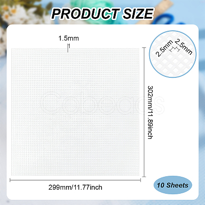 Square Plastic Canvas Sheets DIY-WH0504-117-1