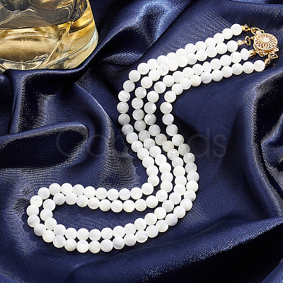 BENECREAT 2 Strands Natural Trochid Shell/Trochus Shell Beads Strands BSHE-BC0001-07-1