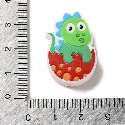 Animals Food Grade Eco-Friendly Silicone Focal Beads SIL-C005-02C-1