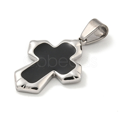 304 Stainless Steel Pendants STAS-C102-07P-01-1